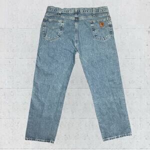 Carhartt Jeans Men’s Jeans Straight Leg B480 LVB Size 40X30 Traditional Fit